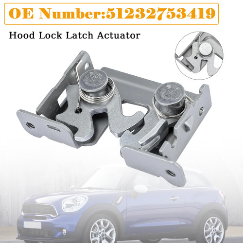 2013-2019 BMW X5 X6 Front Bonnet Lock Latch 51232753419 Generic