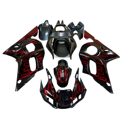Injection Fairing Kit Bodywork Plastic ABS fit For Yamaha YZF 600 R6 1998-2002