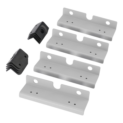 12x Seat Mounting Reinforcement Plates/Brackets For VW T5 T6 2 + 1 Rear Seats