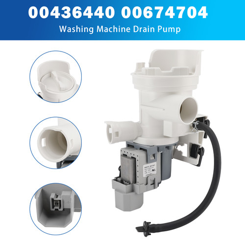 436440 00436440 00674704 Washer Drain Pump For Bosch Washing Machine