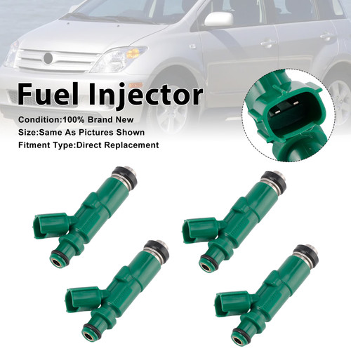 2000-2009 Toyota Echo Prius 1.5L 4Pcs Fuel Injector 23250-21020 Generic