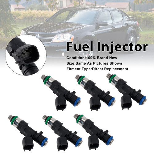 2004-2011 Dodge 6Pcs Fuel Injector 0280158028 Generic