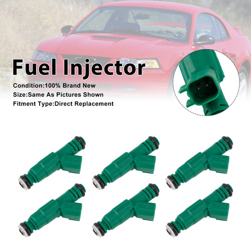 2000-2003 Dodge Dakota Ram 1500 2500 VAN 6Pcs Fuel Injector 0280155789 Generic