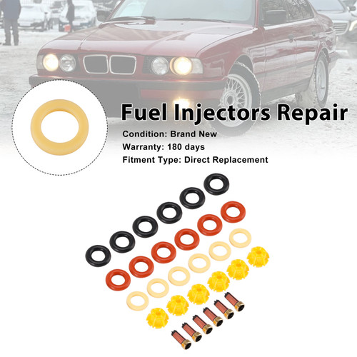 1987-2003 BMW 5 Series E34 E39 Fuel Injector Seal O-Ring 0280150414 Generic