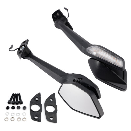 2022-2025 CFMoto 450SR 450SRS 450SS CF400-6 Rear View Mirrors with Turn Signal Left and Right 6AQV-200300-1001 Generic
