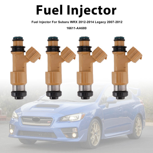 2007-2015 Subaru WRX Legacy 4Pcs Fuel Injector 16611-AA680 Generic