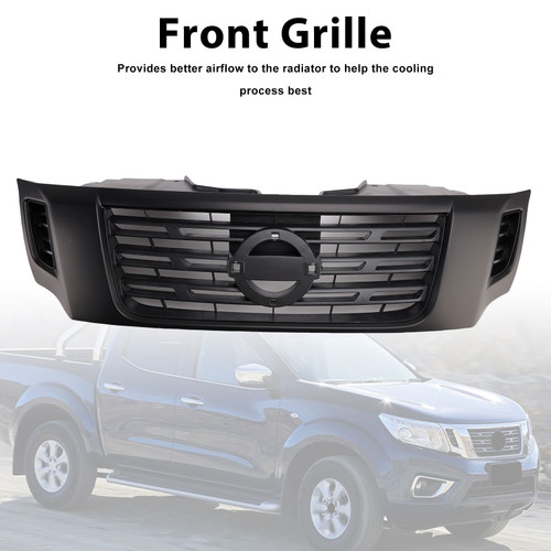 2015-2020 Nissan Navara D23 NP300 Front Bumper Grille Black Generic