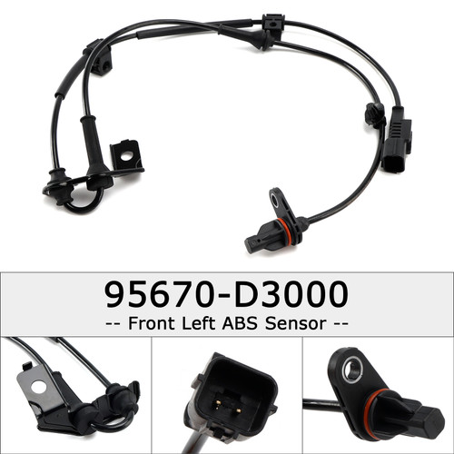 2015-2021 Kia Sportage QL Front Left ABS Sensor 95670-D3000 Generic