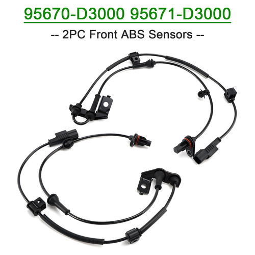 2015-2021 Kia Sportage QL 2PC Front ABS Sensors 95670-D3000 95671-D3000 Generic