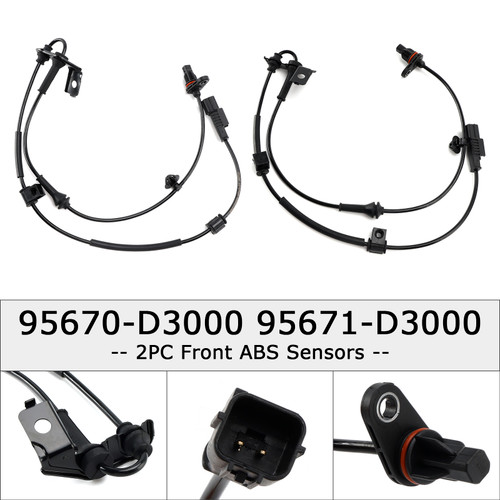 2015-2021 Kia Sportage QL 2PC Front ABS Sensors 95670-D3000 95671-D3000 Generic