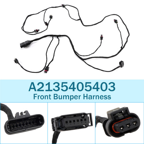 2017-2023 Mercedes E Class W213 C238 Parking Sensor Wiring Loom Front Bumper Harness A2135405403 Generic