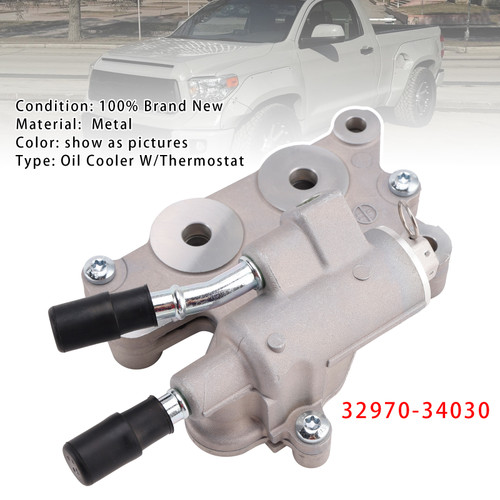 Oil Cooler W/Thermostat 32970-34030 For Toyota Tundra Sequoia