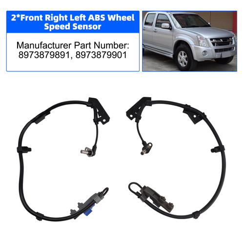 2006-2012 ISUZU D-MAX 2*Front Right Left ABS Wheel Speed Sensor Generic