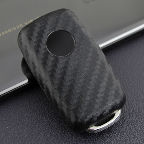 2006-2019 Volkswagen Leather Silicone Car Key Case Cover With Buckle Generic