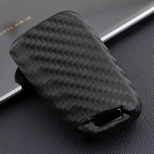 2015-2019 Volkswagen Polo Golf Tiguan Leather Silicone Car Key Case Cover With Buckle Generic