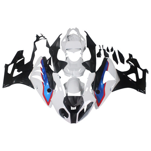 2009-2014 BMW S1000RR Amotopart Fairings White Black SRR Racing Customs Fairing