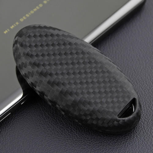 2013-2019 Infiniti QX50 QX60 QX70 QX80 Leather Silicone Car Key Case Cover With Buckle Generic