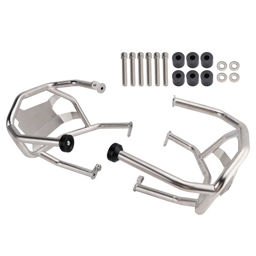 2024-2026 BMW R1300GS Lower Engine Guard Frame Crash Bar Steel Silver Generic