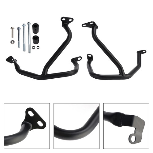 2024-2026 RE Hima layan 450 Lower Engine Guard Frame Crash Bar Steel Black Generic