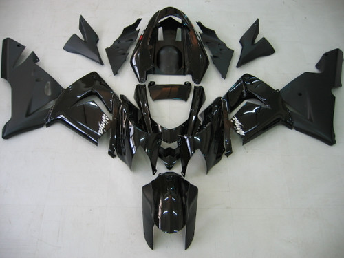2004-2005 Kawasaki ZX 10R Amotopart Fairings All Black Ninja