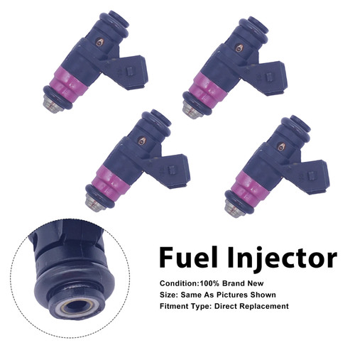 4Pcs Fuel Injector For Renault Clio III 05-14 Fluence 2010-2022 8200505191