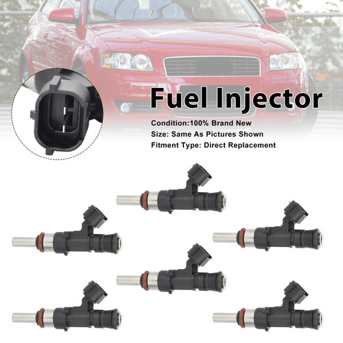 2006-2009 Audi A3 TT Quattro 3.2L V6 6Pcs Fuel Injector 85212262 Generic