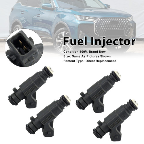 4Pcs Fuel Injector For Chery Tiggo For BYD 2.4L 0280156424 0 280 156 424