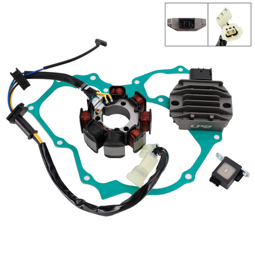 2006-2026 Honda TRX250X Sportrax 250/EX 8-Pole Generator Stator Regulator Rectifier Gasket Generic
