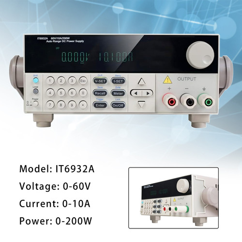 IT6932A Programmable DC Power Supply 60V/10A/200W Lab Power Supply