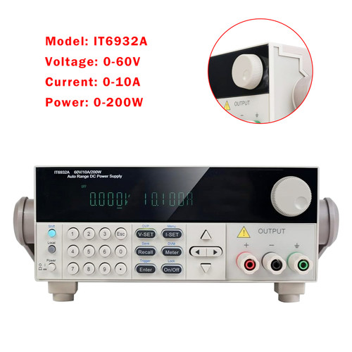IT6932A Programmable DC Power Supply 60V/10A/200W Lab Power Supply
