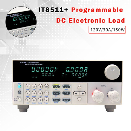 IT8511+ Programmable DC Electronic Load Single-Channel 120V/30A/150W