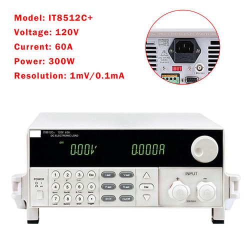 IT8512C+ 300W 120V 60A Programmable Electronic Load Battery Test