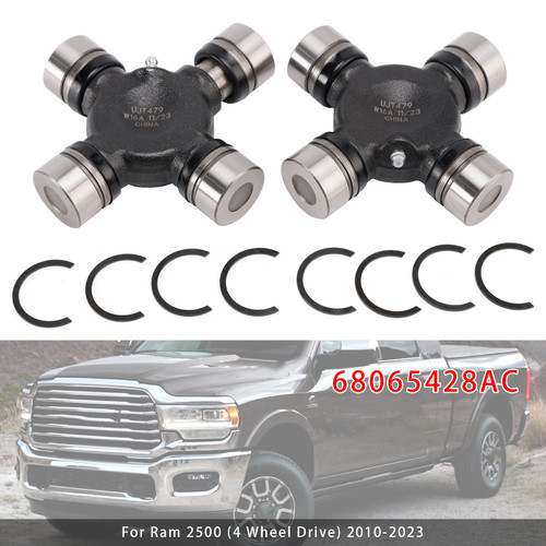 2008-2023 Ram 2500 3500 4000 4500 5500 2PCS Outer Axle U Joint Driveshaft 68065428AC Generic