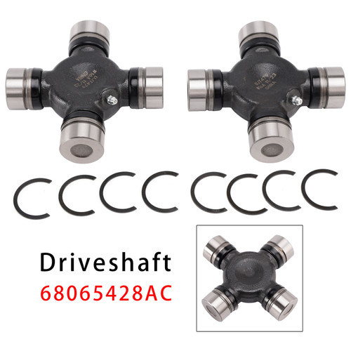 2008-2023 Ram 2500 3500 4000 4500 5500 2PCS Outer Axle U Joint Driveshaft 68065428AC Generic