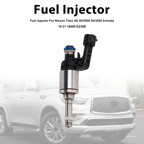 1Pcs Fuel Injector For Nissan Titan XD NV2500 NV3500 Armada 16-21 16600-EZ30B