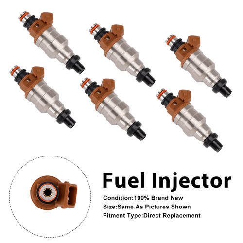1991-1996 Dodge Stealth R/T Turbo 3.0L 6Pcs Fuel Injector Generic