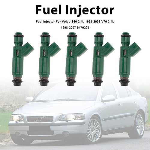 1998-2007 Volvo S60 V70 5Pcs Fuel Injector 9470229 Generic