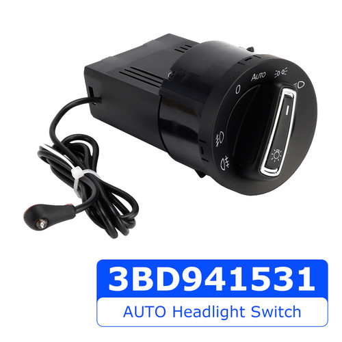 AUTO Headlight Switch W/ Light 3BD941531 for VW Seat Octavia Fabia Alhambra