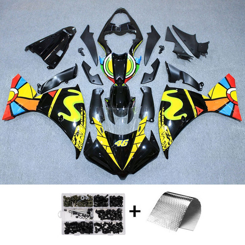 Injection Fairing Kit Bodywork Plastic ABS For Yamaha YZFR1 YZF-R1 2012-2014