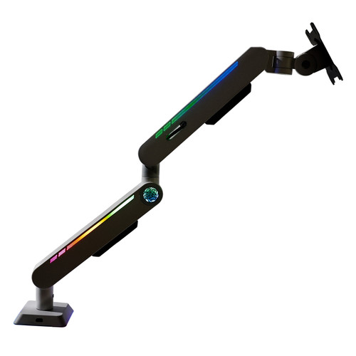 Gaming Monitor Arm 32inch Desktop Computer Monitor Stand RGB Light Monitor Stand