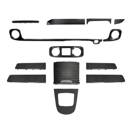 Dry Carbon Dash Interior Trim Panel Set Fit Mercedes W465 G550 G580 G63 2025+
