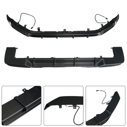 Dry Carbon Fiber Front Rear Bumper Diffuser Lip Fit Benz G-Class W465 2025+