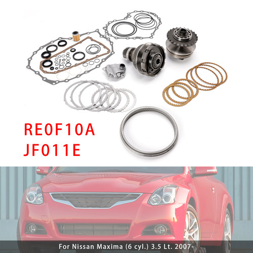 Transmission CVT Pulley 25T W/Belt+Chain & Rebuild Kit RE0F10A JF011E For Nissan