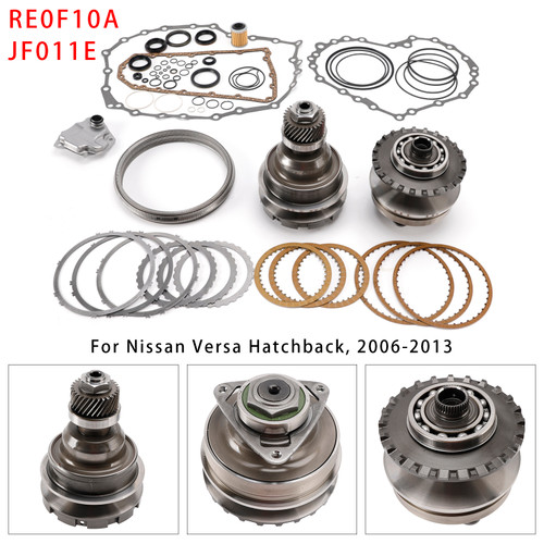 Transmission CVT Pulley 25T W/Belt+Chain & Rebuild Kit RE0F10A JF011E For Nissan