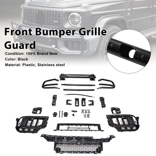 Bull Bar Front Bumper Grille Guard Fit Mercedes Benz G Class W465 2025+