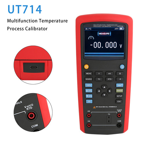 UT714 Multifunction Tester Temperature Process Calibrator Thermocouple