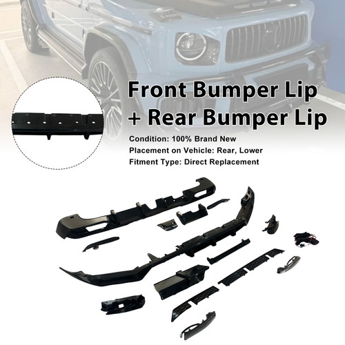 Front Rear Bumper Diffuser Lip Fit Mercedes Benz G-Class W465 2025+ PP