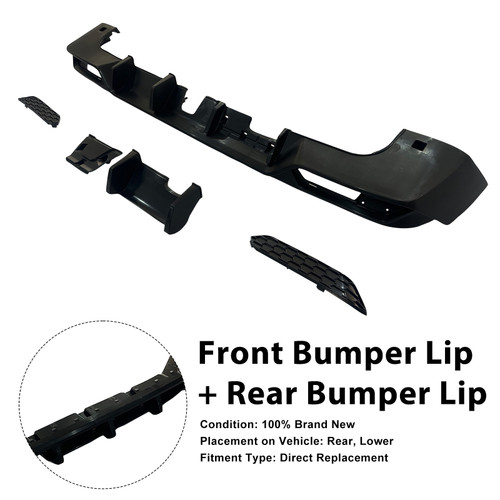 Front Rear Bumper Diffuser Lip Fit Mercedes Benz G-Class W465 2025+ PP