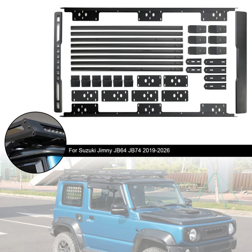 Aluminium Roof Rack Luggage Rack Fit Suzuki Jimny JB64 JB74 2019-2026