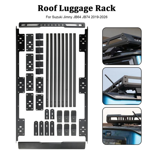 Aluminium Roof Rack Luggage Rack Fit Suzuki Jimny JB64 JB74 2019-2026